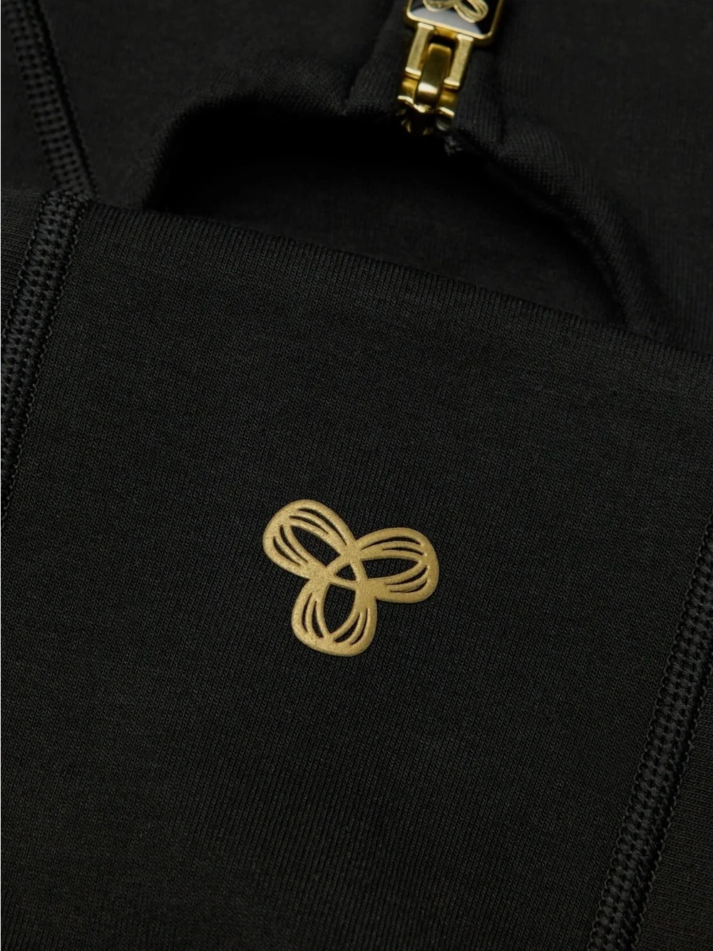 Black Zip-Up Hooded Women’s Top - Picture 2 of 9